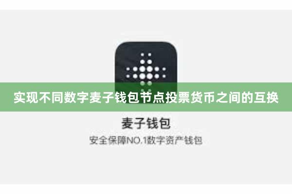 实现不同数字麦子钱包节点投票货币之间的互换