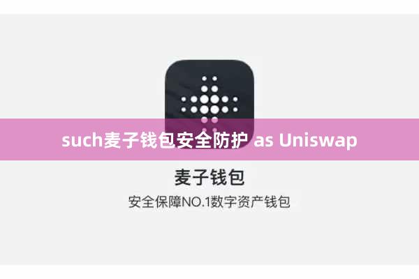 such麦子钱包安全防护 as Uniswap